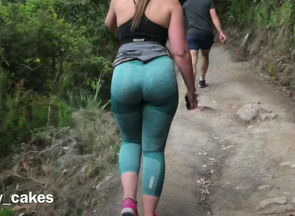 Sweet Butted Phat ass white girl Hiker