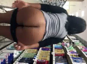 Showing Arse in Store