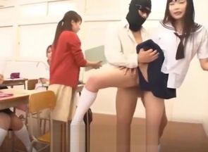 Japanese damsels college girls pummeled