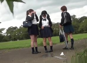 Japanese students piss